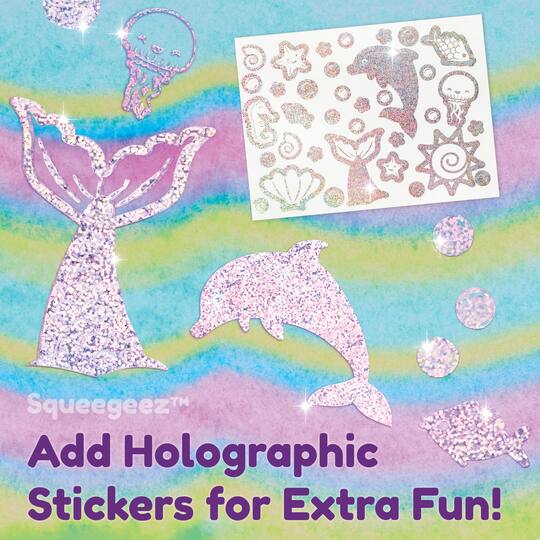 Creativity for Kids® Mermaid Squeegeez Magic Reveal Art